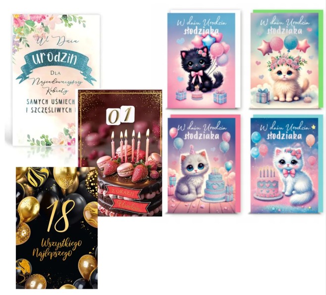 KARNET B6  KARTKI Z KOTKIEM